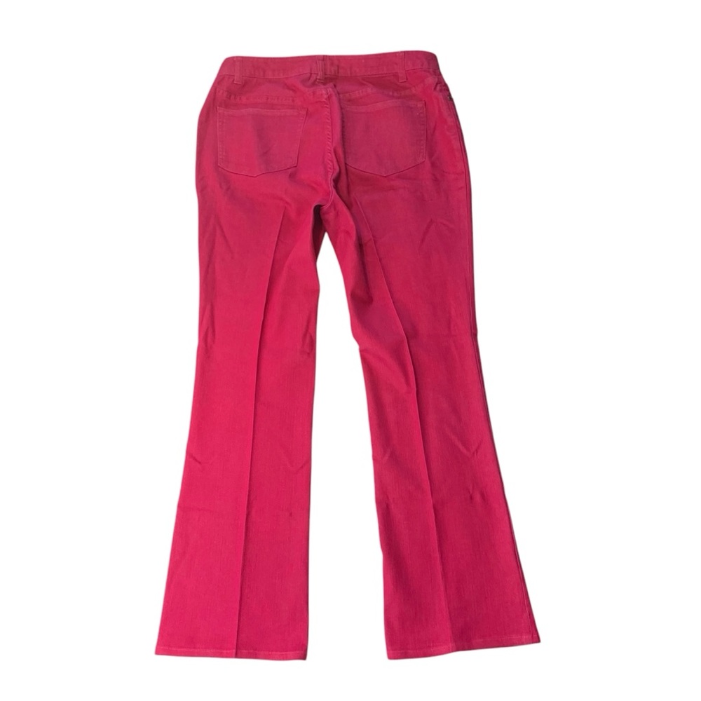 JESSICA LONDON Vibrant Pink Flared Jeans Sz 12Tall - Picture 2 of 4